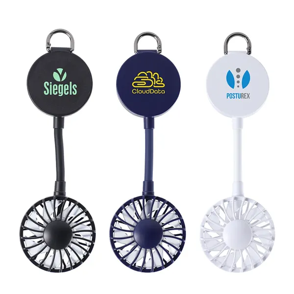 Cool Clip Rechargeable Portable Fan with Magnet Base