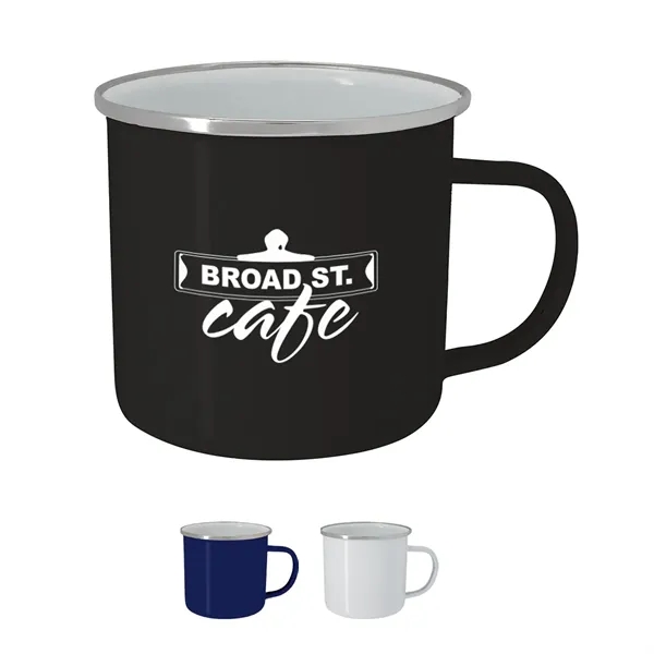 16 Oz. Enamel Campfire Mug