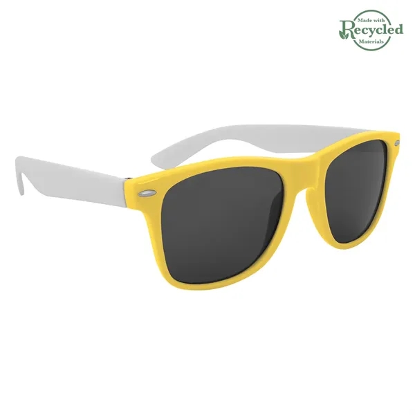 Full Color Colorblock Malibu Sunglasses