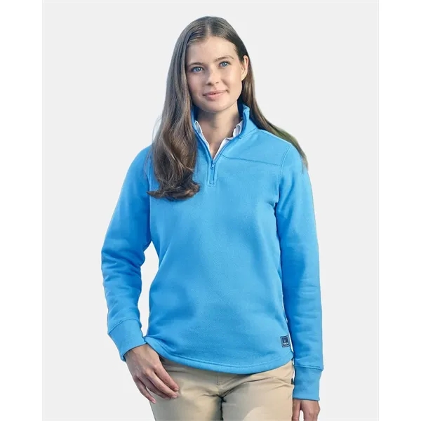 Nautica Women's Anchor Fleece Quarter-Zip Sweatshirt