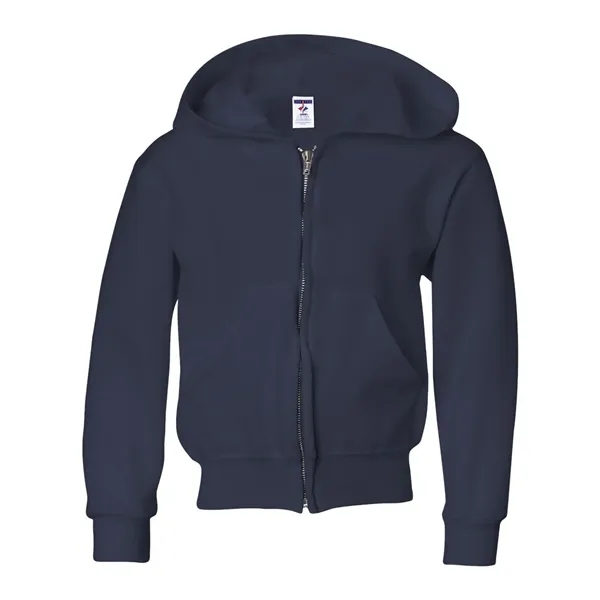 Custom JERZEES Youth NuBlend® Full-Zip Hooded Sweatshirt