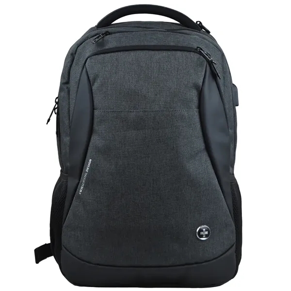 SwissDigital® Boswil USB Charging Port Travel Backpack
