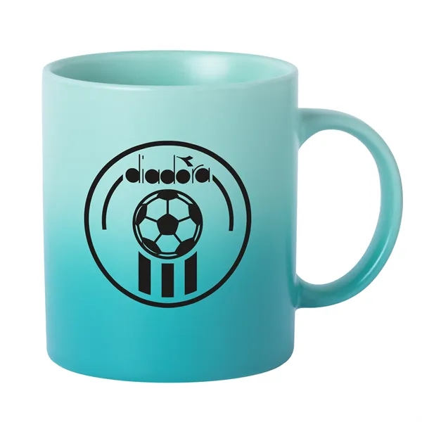 Custom Soccer Comfort Color 12 oz. Ombre Mug