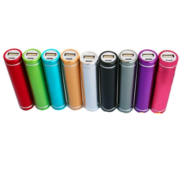 2000mAh Mobile Cylinder Power Bank Chargers - 2000mAh Mobile Cylinder Power Bank Chargers - Image 0 of 2