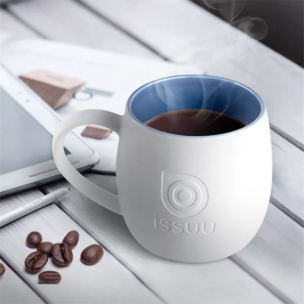 12 oz White Quartz Tea & Coffee Mug