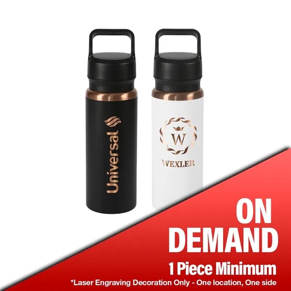 28oz Urban Peak® Dual Top Copper Water Bottle