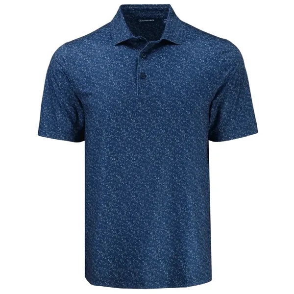 Cutter & Buck Pike Recycled Fern Print Mens Polo