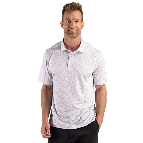 Cutter & Buck Pike Recycled Fern Print Mens Big & Tall Po...