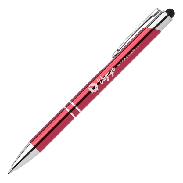 Tres-Chic w/ Stylus - Laser Engraved - Metal Pen - Tres-Chic w/ Stylus - Laser Engraved - Metal Pen - Image 2 of 7