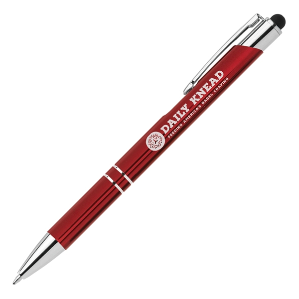 Tres-Chic w/ Stylus - Laser Engraved - Metal Pen - Tres-Chic w/ Stylus - Laser Engraved - Metal Pen - Image 6 of 7