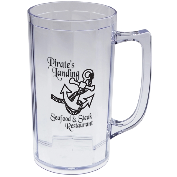 16 oz. Clear Plastic Beer Mug w/Handle - 16 oz. Clear Plastic Beer Mug w/Handle - Image 0 of 0