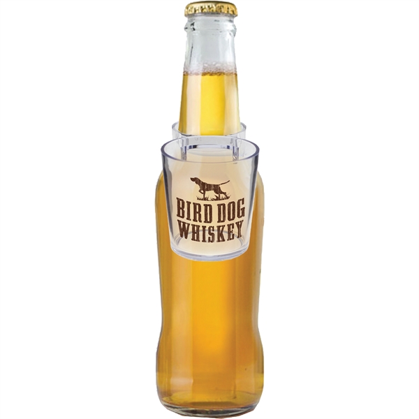 2 oz. Clear Plastic Bottle Neck Shot