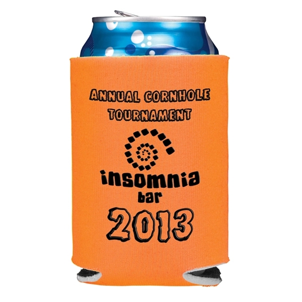 Folding Foam Can Cooler 1 side imprint - Folding Foam Can Cooler 1 side imprint - Image 0 of 1