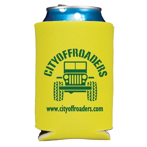 Folding Foam Can Cooler 2 sided imprint - Folding Foam Can Cooler 2 sided imprint - Image 0 of 1
