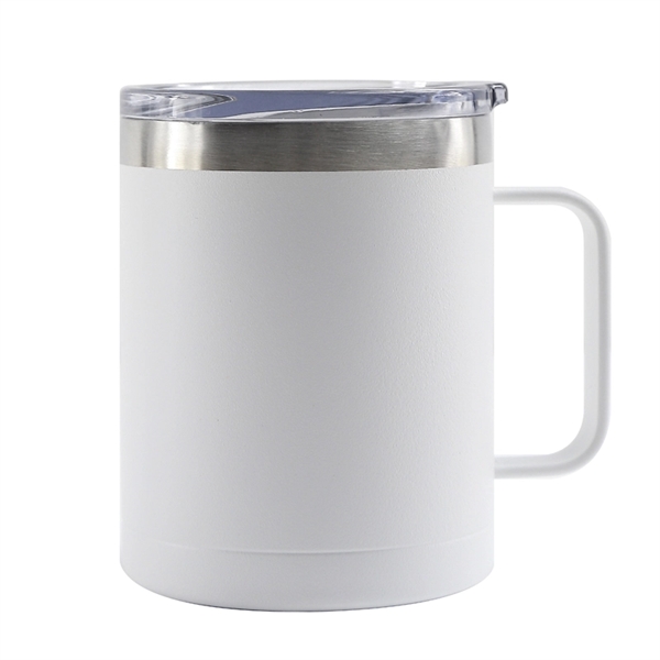 Summit Stainless Steel Travel Mug with Handle, 14oz