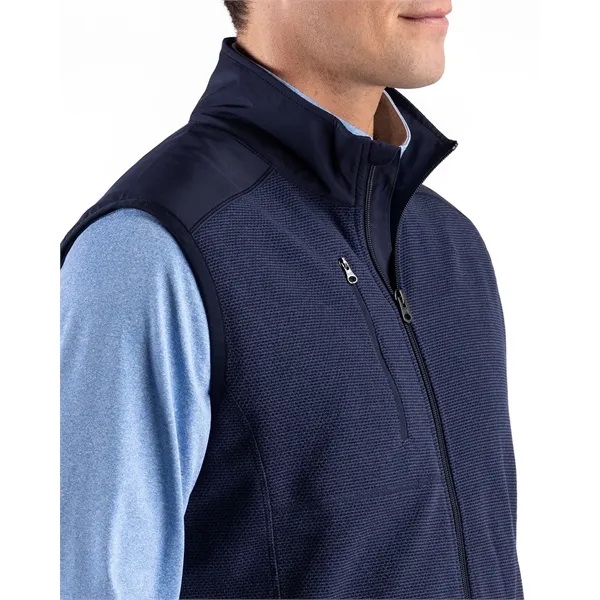 Cutter & Buck Hunts Point Recycled Fleece Mens Hybrid Ful...