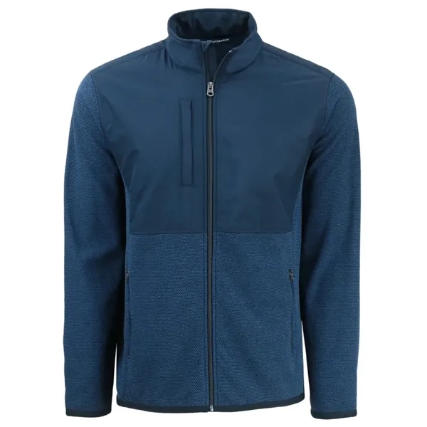 Cutter & Buck Hunts Point Recycled Fleece Mens Hybrid Ful...
