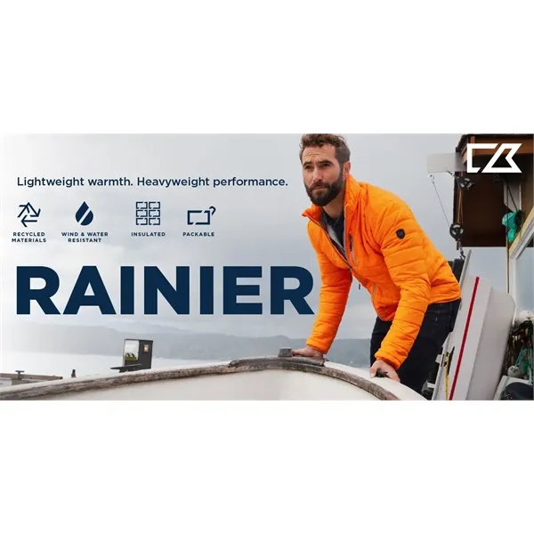 Cutter & Buck Rainier Recycled Insulated Puffer Mens Full...