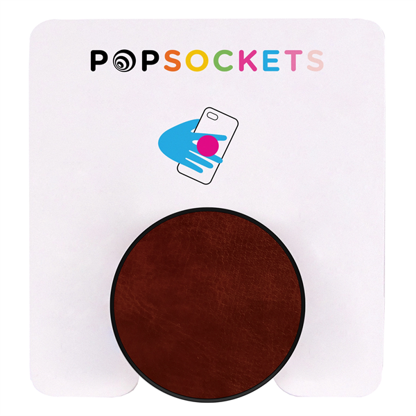 PopSockets® PopGrip Vegan Leather - PopSockets® PopGrip Vegan Leather - Image 3 of 9