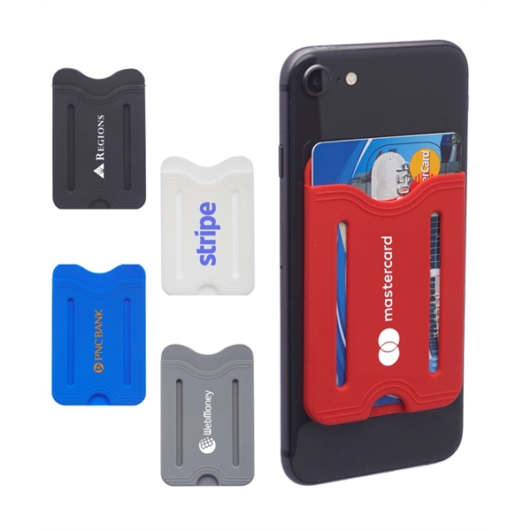 Silicone Phone Wallets with Finger Grip