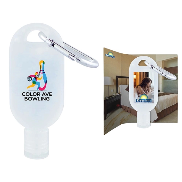 1 oz. Hand Sanitizer Gel with Carabiner - 1 oz. Hand Sanitizer Gel with Carabiner - Image 5 of 5