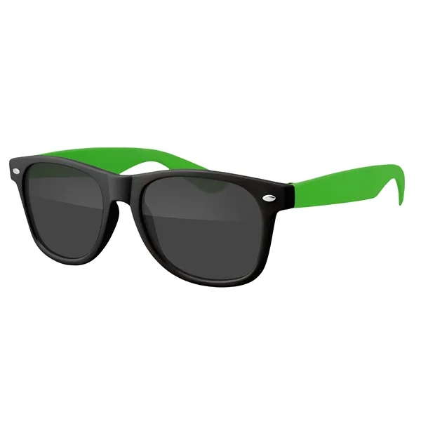 Two-Tone Retro Vibes Black Frame Sunglasses