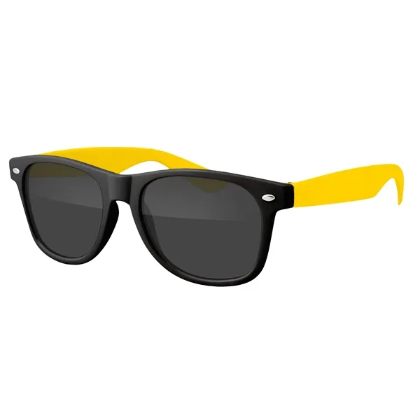 Two-Tone Retro Vibes Black Frame Sunglasses