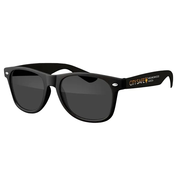Two-Tone Retro Vibes Black Frame Sunglasses