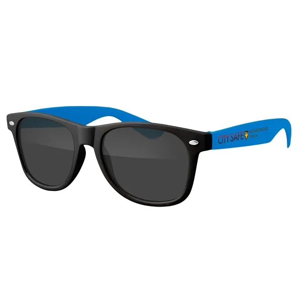 Two-Tone Retro Vibes Black Frame Sunglasses