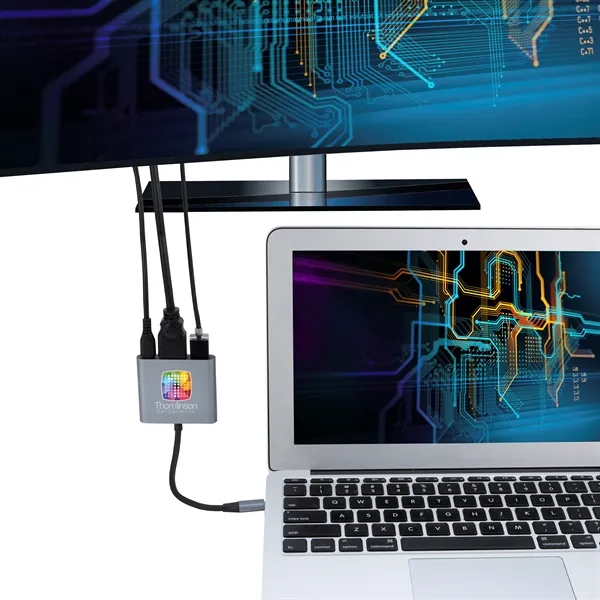 Compact 3-in-1 HDMI USB Hub