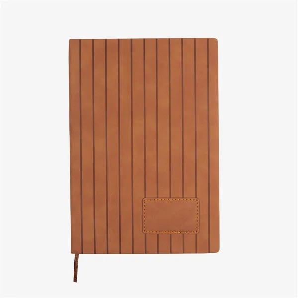 PrimeMark A5 Stripe-Embossed Journal