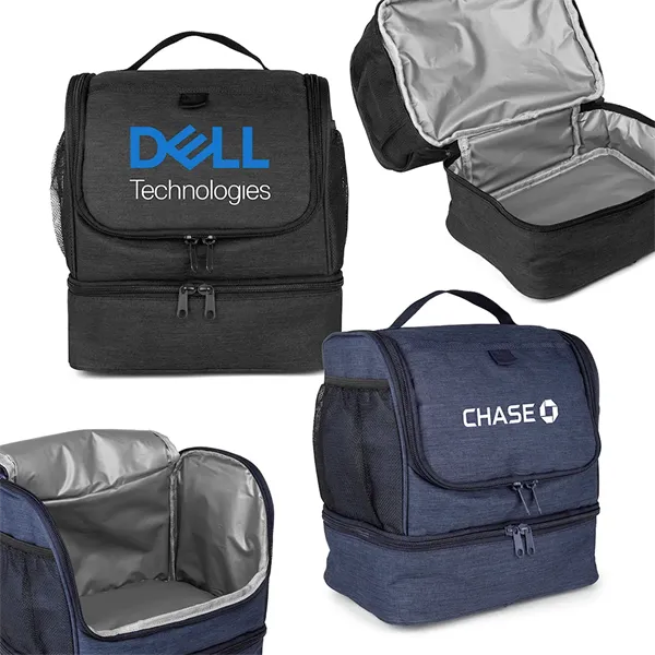 ChillMate Double Deck Lunch Bag with Mesh Pockets