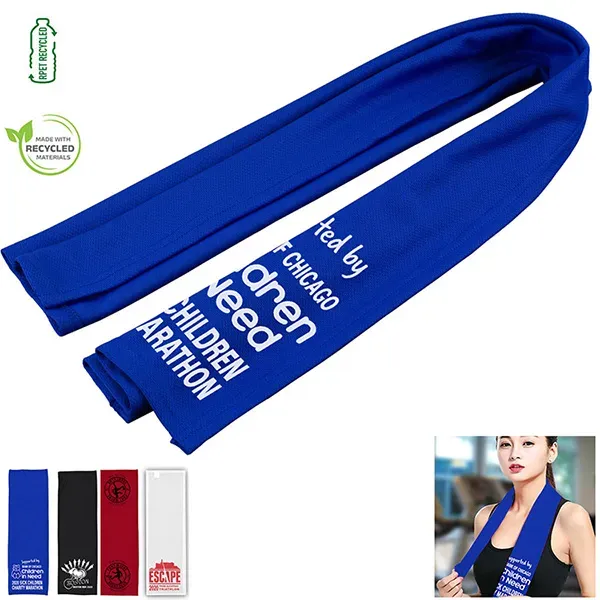 12" W X 36" H Recycled RPET Cooling Towel