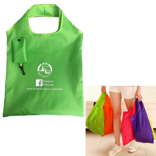 Foldable T Shirt Shopping Tote Bag - Foldable T Shirt Shopping Tote Bag - Image 1 of 2