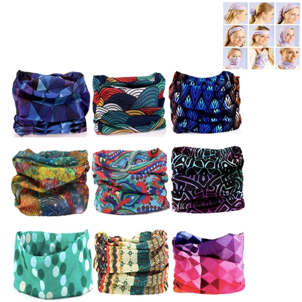 Custom Full Color Multi-use Headwear Scarf - Custom Full Color Multi-use Headwear Scarf - Image 0 of 0