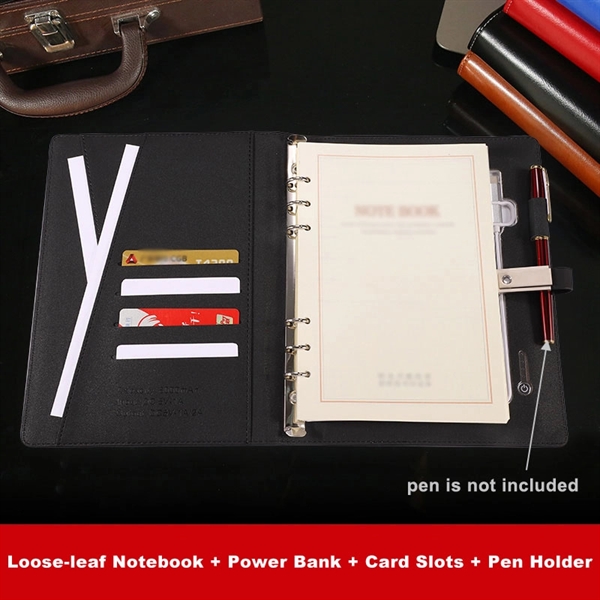 Tech Loose-leaf Notebook with Charger - Tech Loose-leaf Notebook with Charger - Image 1 of 4