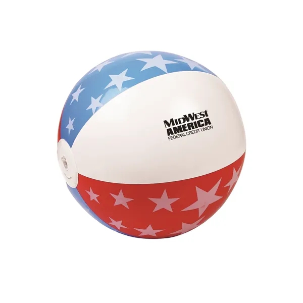 16" Patriotic Inflatable Beach Ball