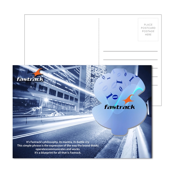 Post Card with Full Color Dollar Sign Coaster