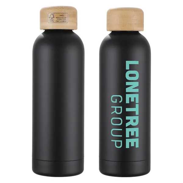 Lexi 17 oz Eco-Friendly Vacuum Stainless Steel Bottle w/ Bam