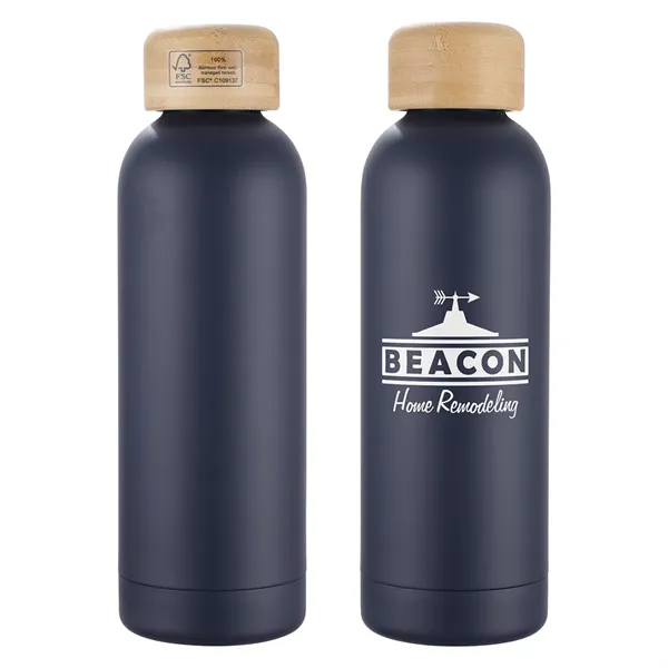Lexi 17 oz Eco-Friendly Vacuum Stainless Steel Bottle w/ Bam