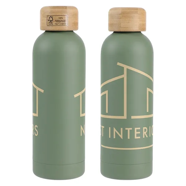 Lexi 17 oz Eco-Friendly Vacuum Stainless Steel Bottle w/ Bam