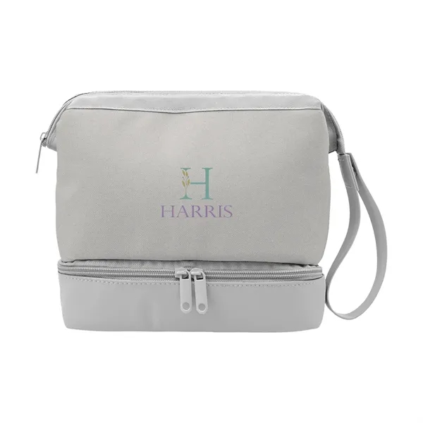 The Weekender Toiletry Bag with Drop-Bottom