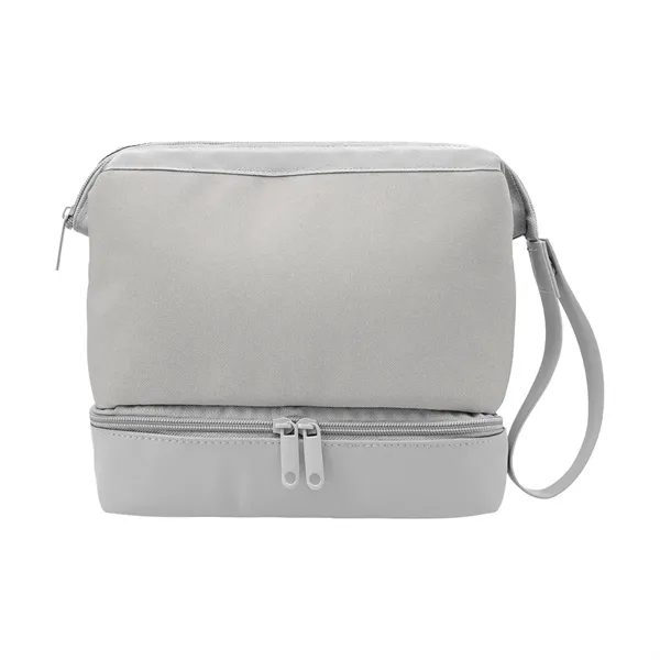 The Weekender Toiletry Bag with Drop-Bottom