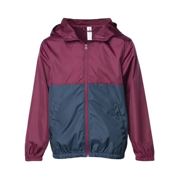Independent Trading Co. Youth Lightweight Windbreaker Ful...