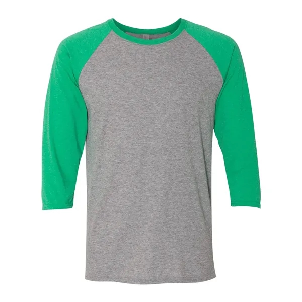 JERZEES Unisex Triblend Three-Quarter Raglan Baseball T-S...