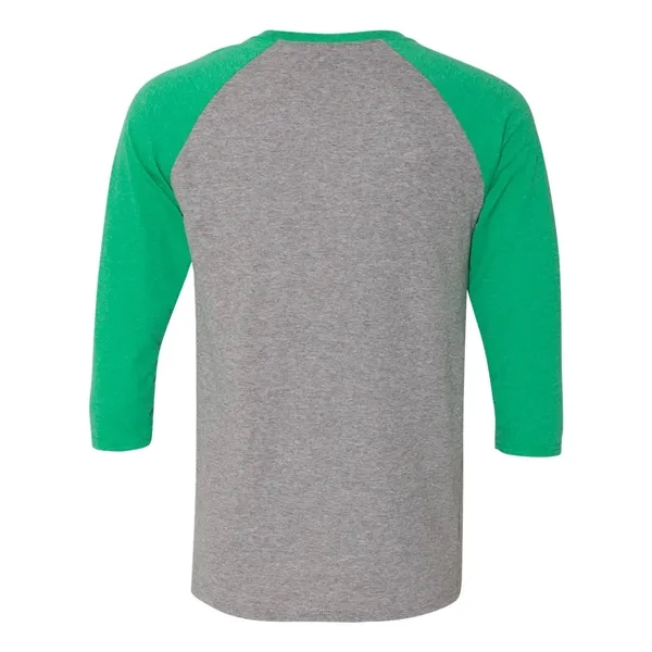 JERZEES Unisex Triblend Three-Quarter Raglan Baseball T-S...