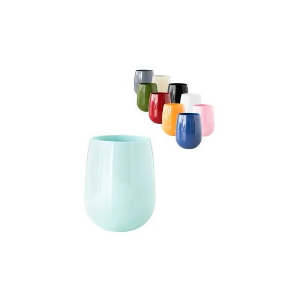 Symglass 12oz Colored Stemless Wine Glass