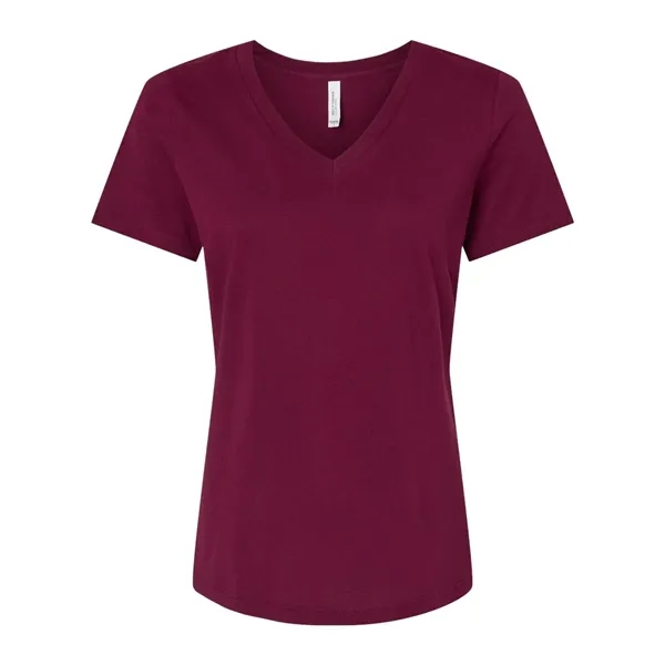 BELLA + CANVAS Women's Relaxed Jersey V-Neck Tee