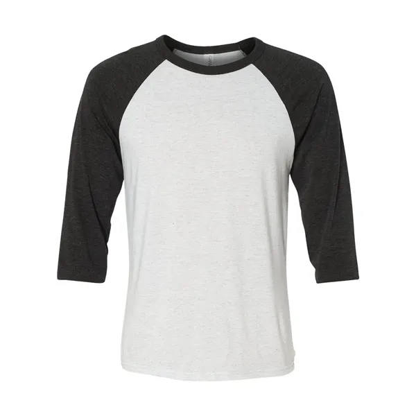 BELLA + CANVAS Unisex Three-Quarter Sleeve Baseball Tee