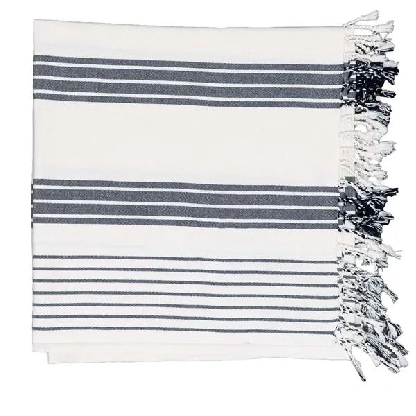 Ivory Shore Multi Stripe Peshtemal Towel